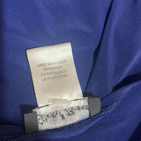 Slinky Brand top tunic bell sleeves royal blue slinky Large FIRM on PRICE - Picture 6 of 6